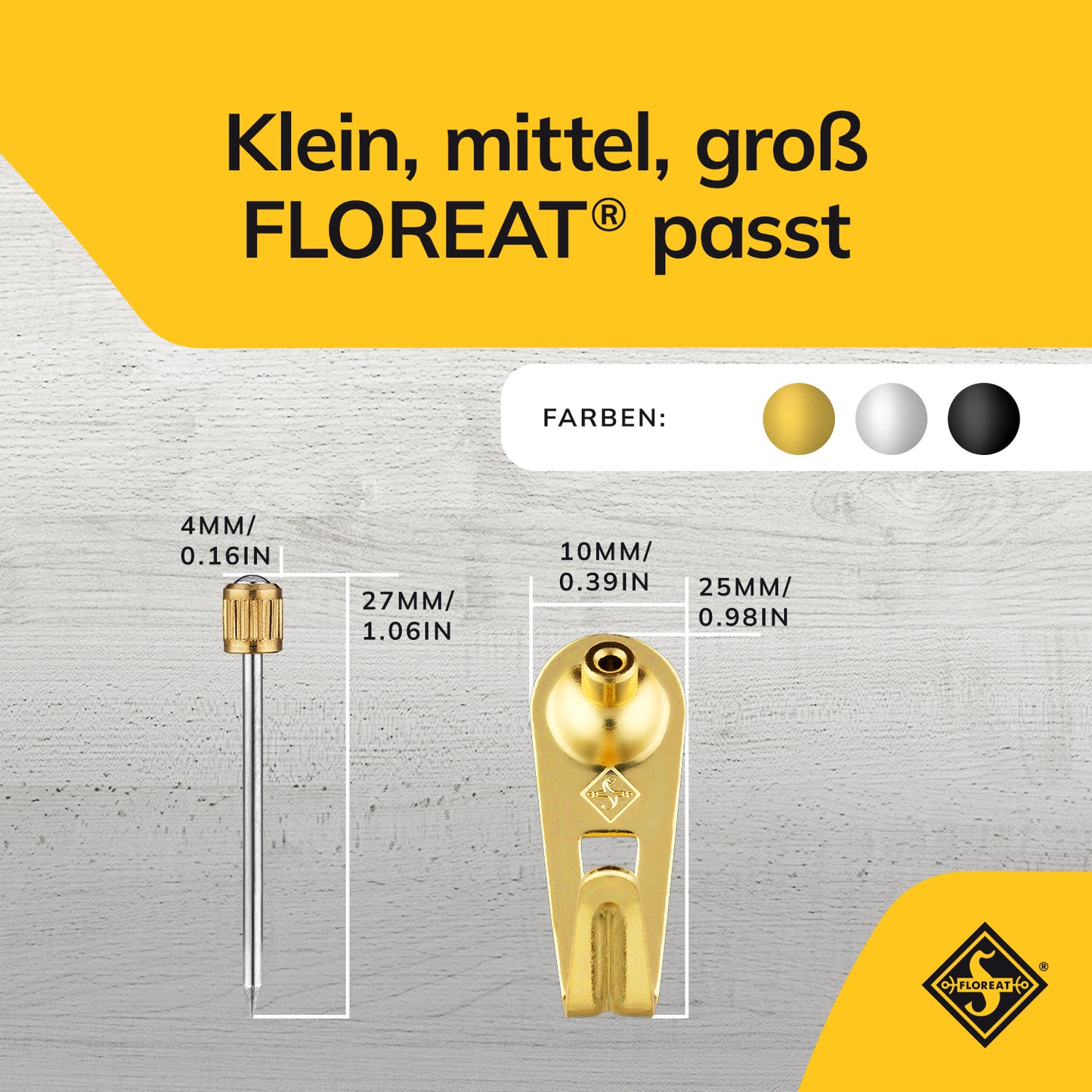 Floreat® Größe 1 - Gold Edition