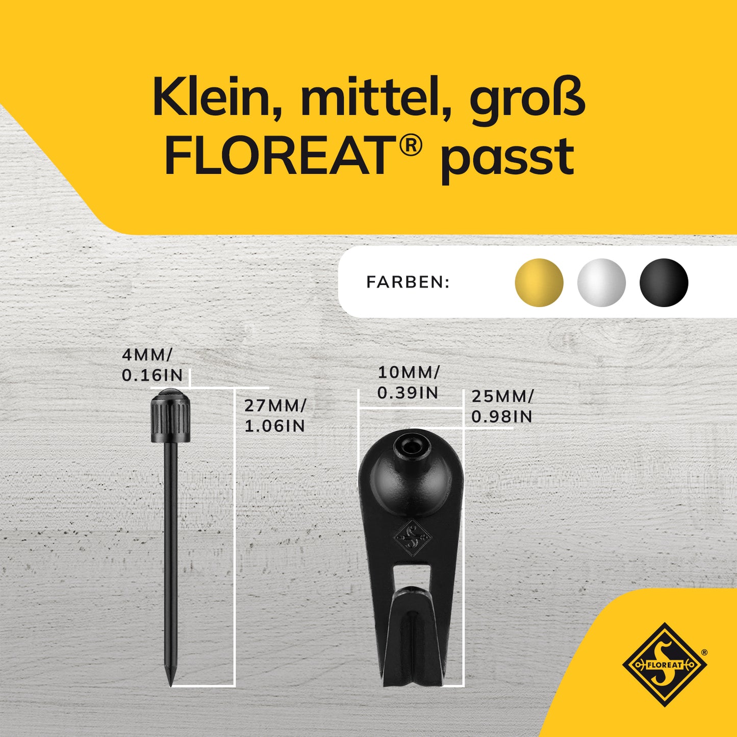 Floreat® Größe 1 - Black Edition