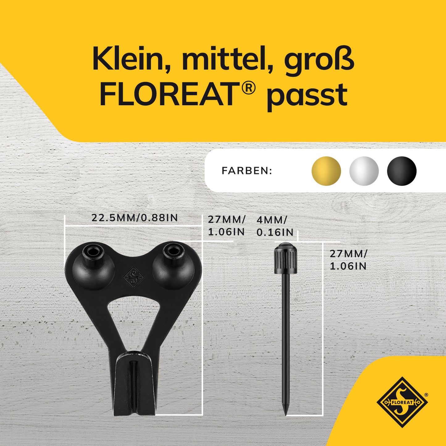 Floreat® Größe 3 - Black Edition