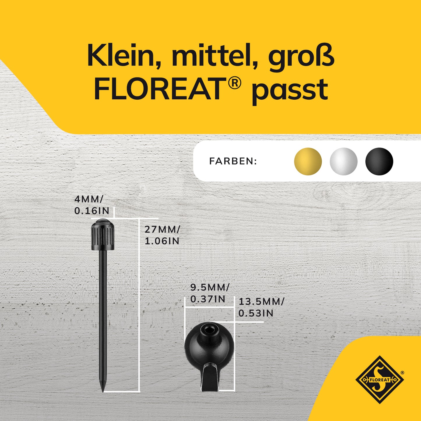Floreat® Größe 0 - Black Edition
